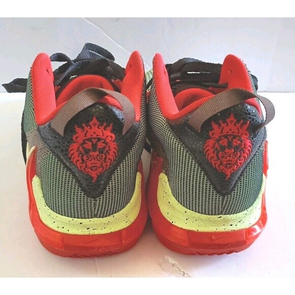 Nike LeBron Witness 7 Sneakers Men\'s Size 8 Alligator Volt Crimson DM1123 001 main image 9